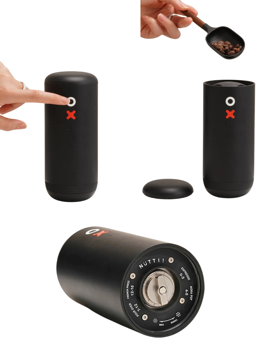 NUTTII OX Portable Electric Grinder